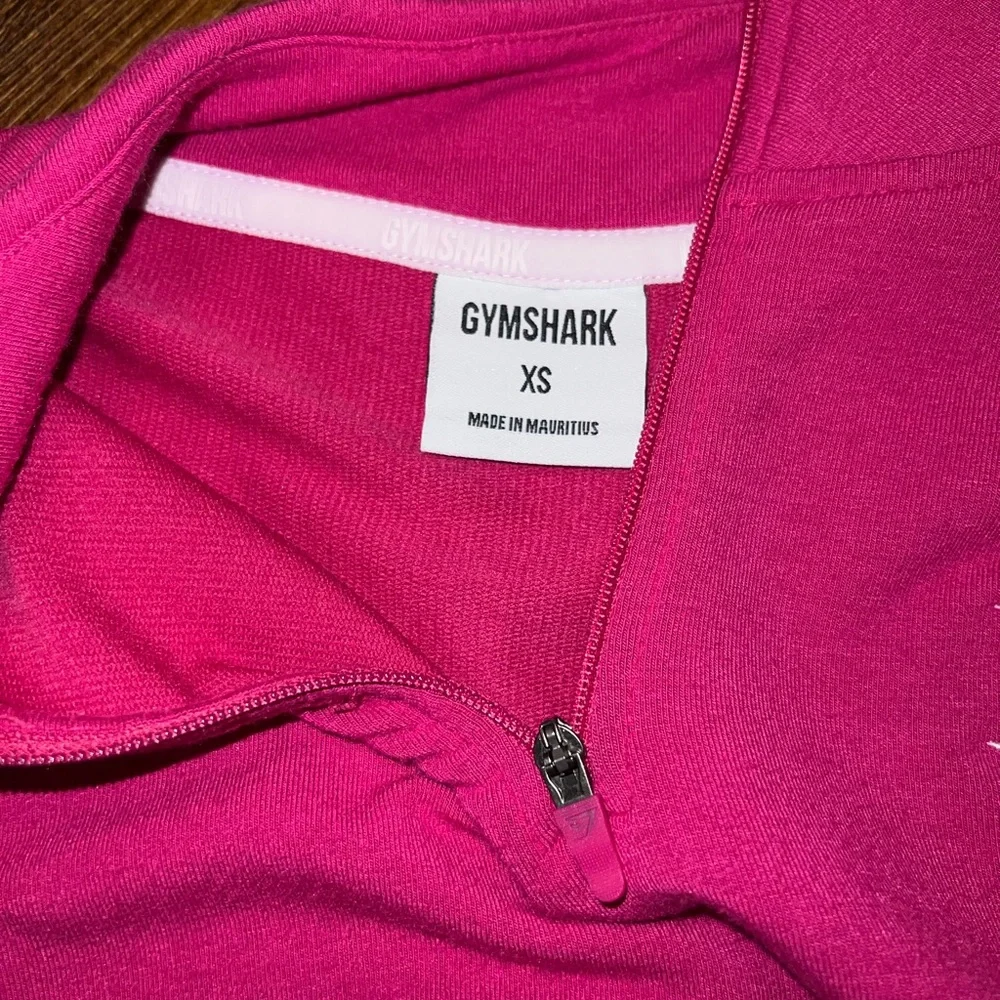 Gymshark Dragon Pink Workout Training Pippa Cropped Quarter-Zip Pullover Size XS - Picture 10 of 12